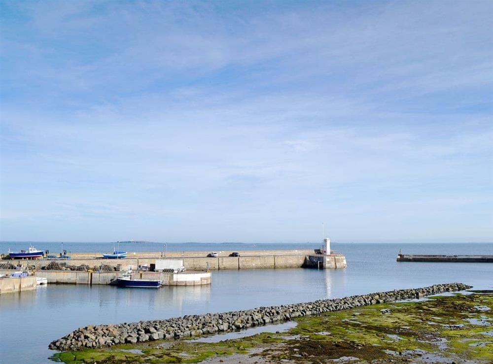 Seahouses harbour at Dipper Cottage in Seahouses, Northumberland