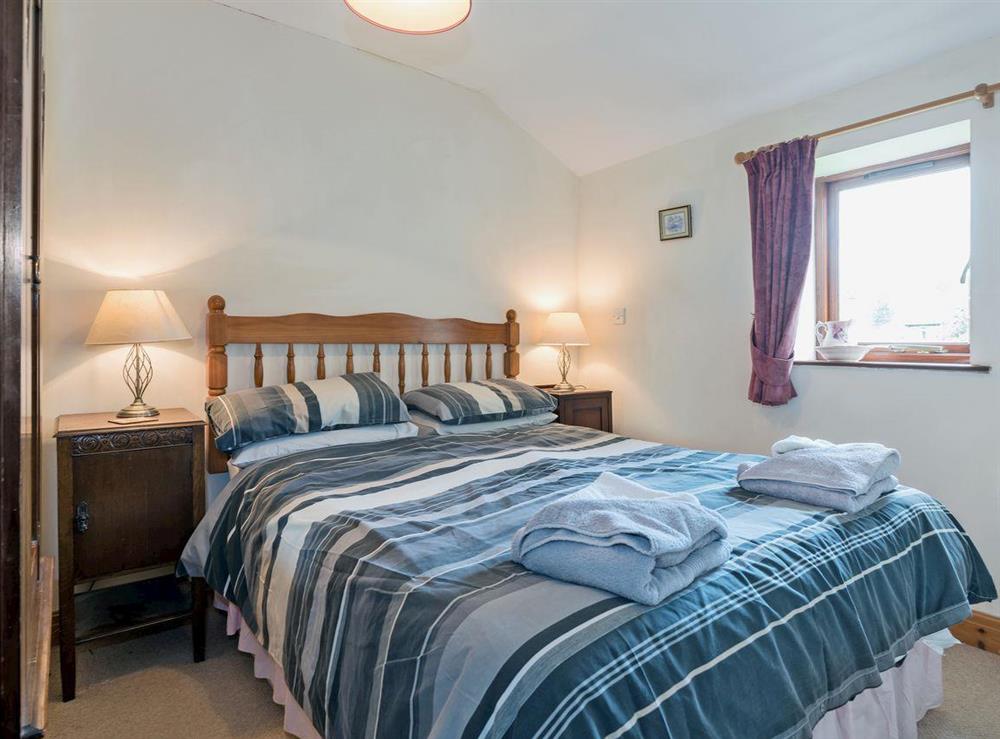 Comfortable double bedroom at Dipper Fold in Hebden, near Skipton, North Yorkshire