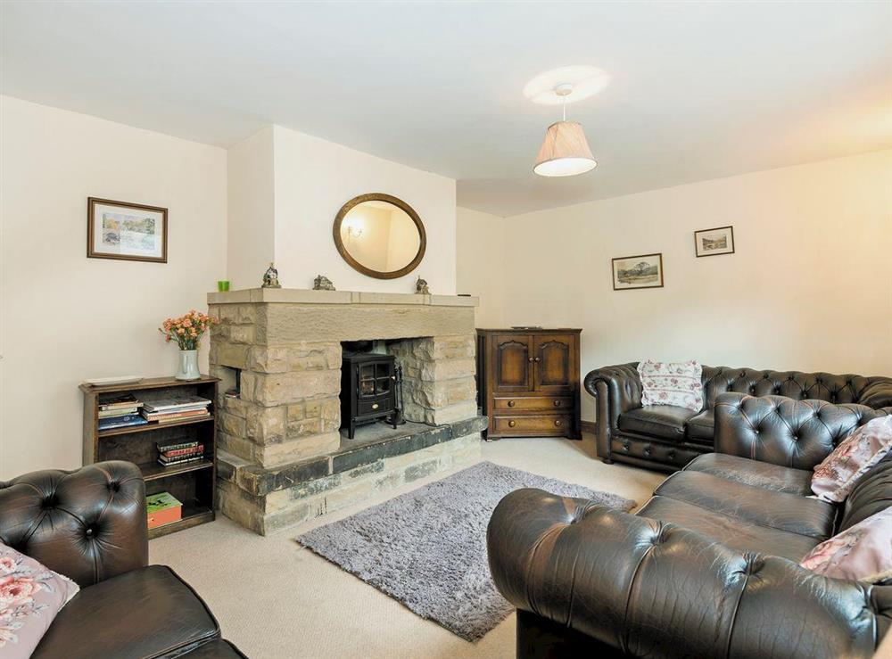 Spacious living room at Dipper Fold in Hebden, near Skipton, North Yorkshire
