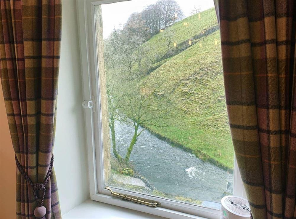 Lovely view from bedroom at Dipper in Scalegill Mill, Kirby Malham, North Yorkshire