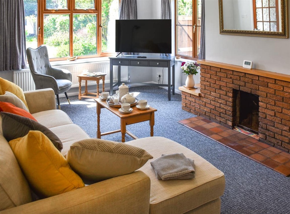 Living area at Dippers in Smallburgh, Norfolk