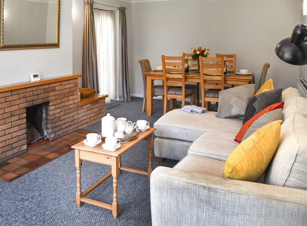 Open plan living space at Dippers in Smallburgh, Norfolk