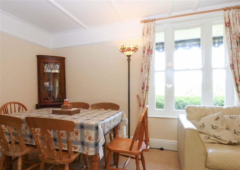 The dining room at Disgwylfa, Sarn Meyllteyrn