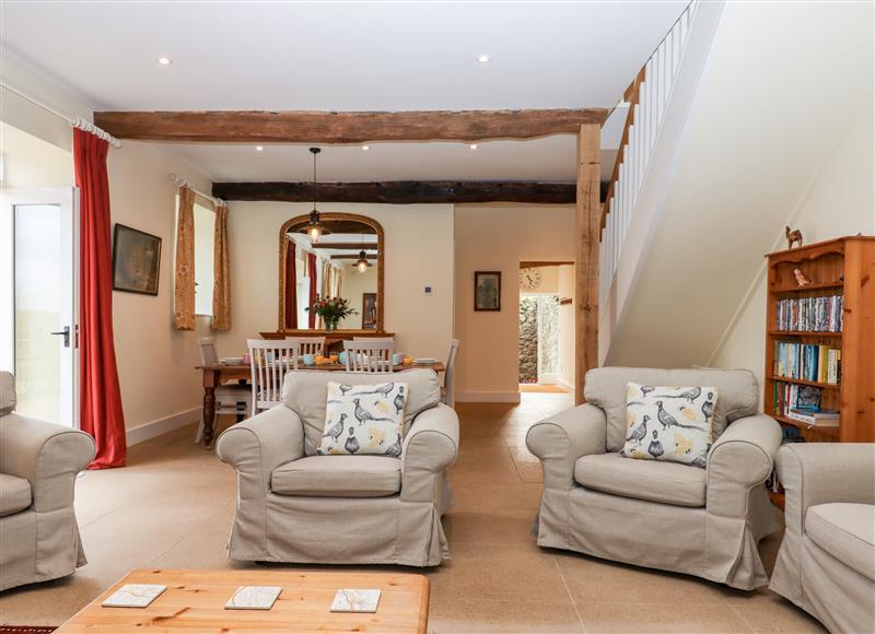 This is the living room at Dishcombe Cottage, Sticklepath