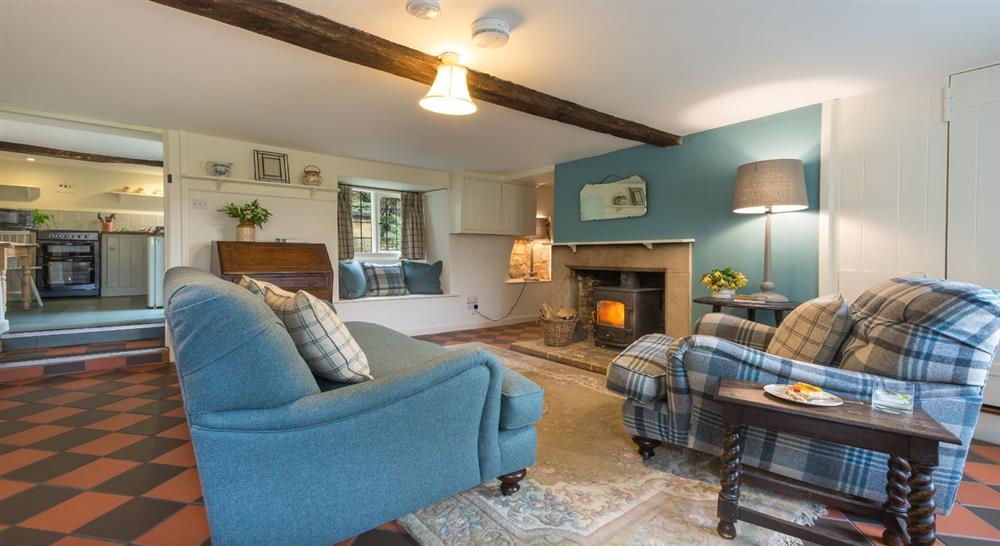 The sitting room at Diston's Cottage in Broadway, Gloucestershire