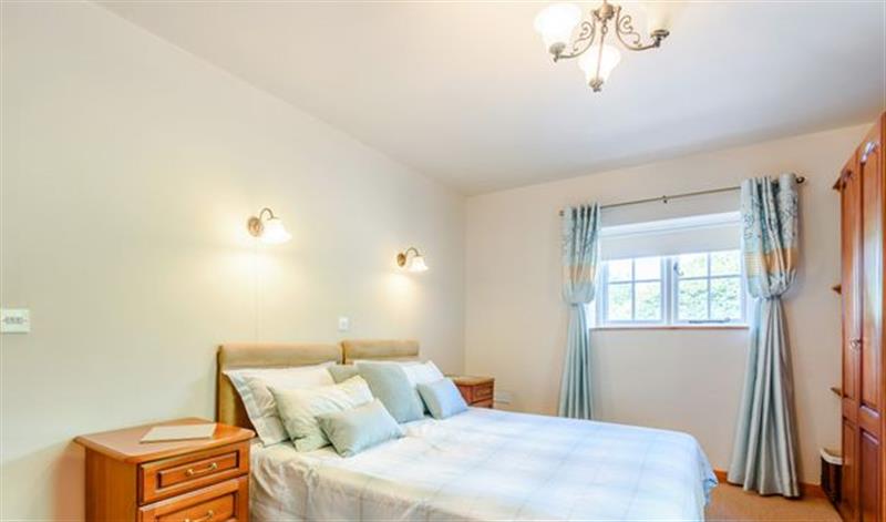 One of the  bedrooms at Distyll , Ruthin