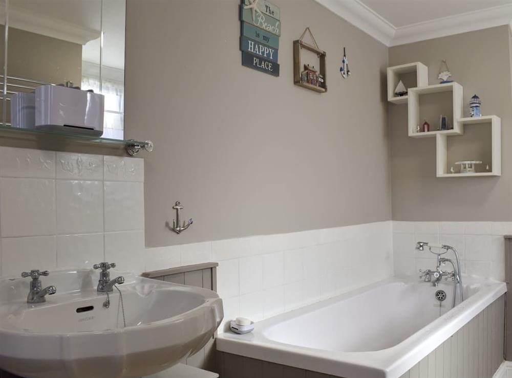 Bathroom at Divers Cottage in Herne Bay, near Whitstable, Kent