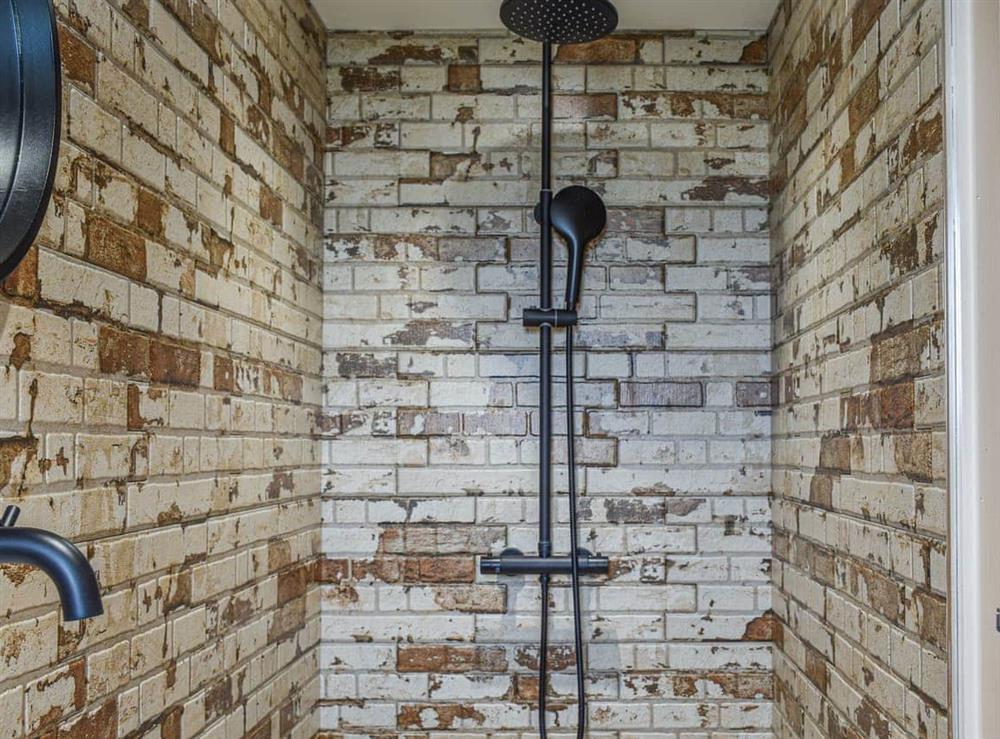 Shower room at Dodds Barn in Diss, South Norfolk, England
