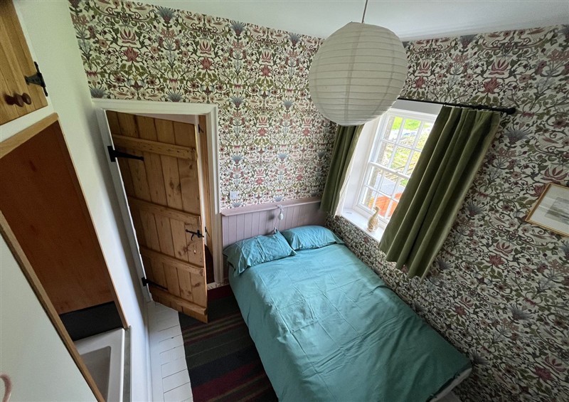 One of the bedrooms at Doffers Cottage, Airton