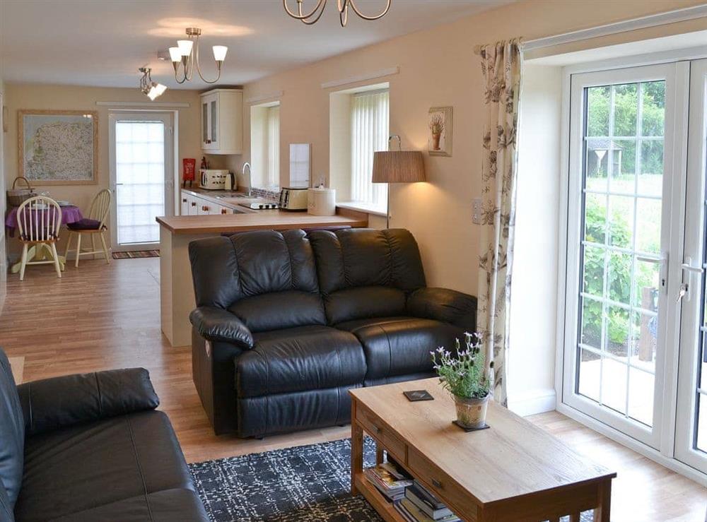 Open plan living/dining room/kitchen at Dog Rose Cottage in Great Dunham, Norfolk