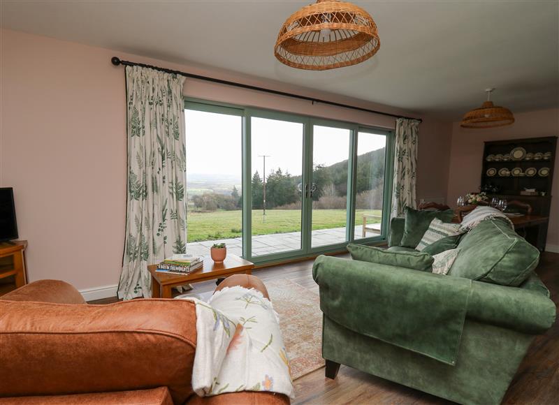 The living room at Dol Blodau, Newbridge-On-Wye