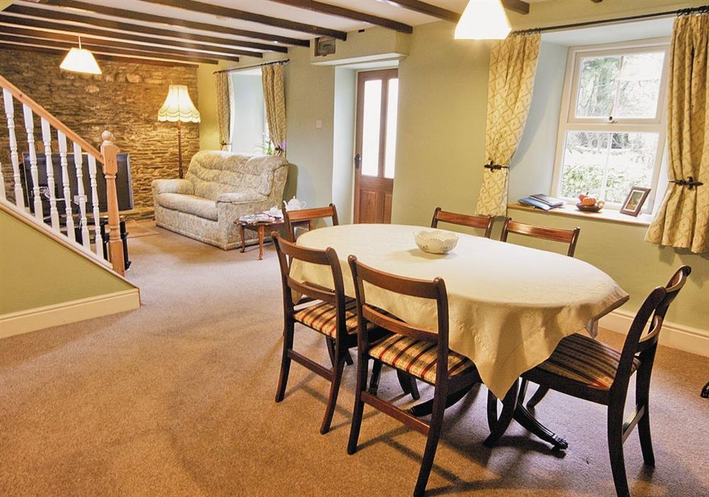 Dining room at Dol Llan in Llandysul, Dyfed