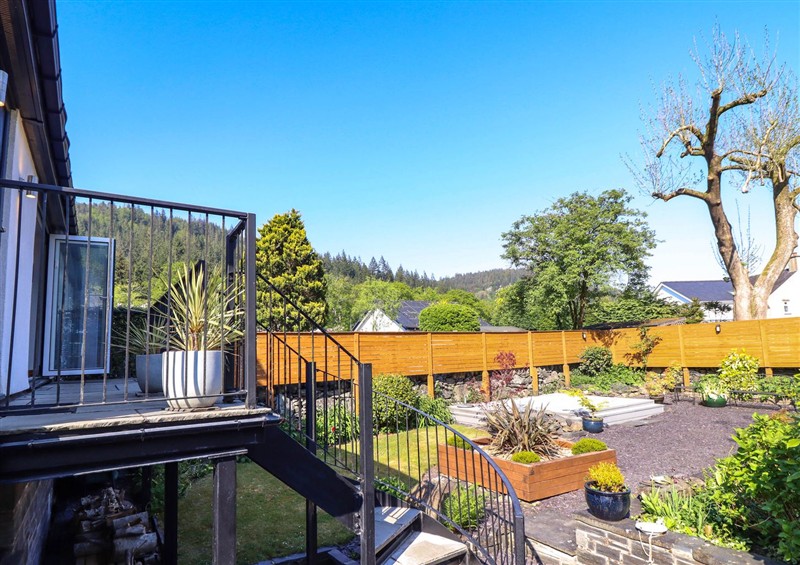 The garden in Dola at Dola, Pentre Du near Betws-Y-Coed