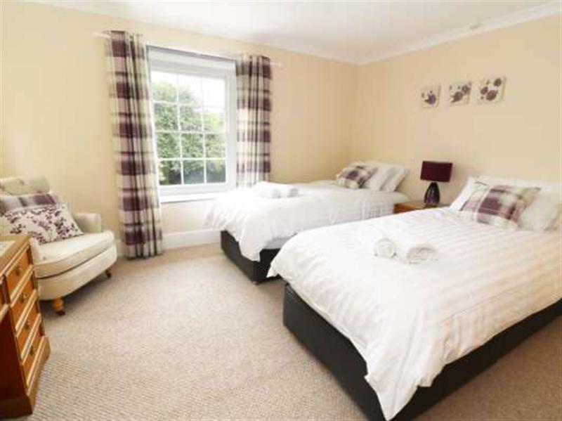 Twin bedroom at Dolau Farmhouse, Lampeter, Dyfed
