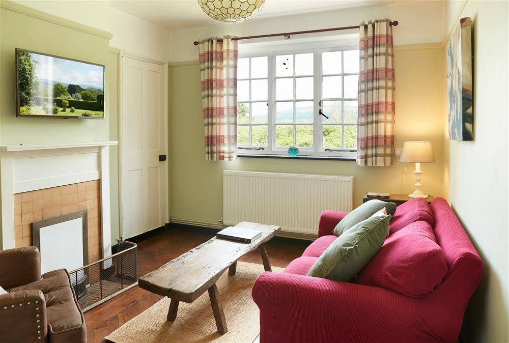 The cosy sitting room with countryside views at Dolbelidr, Saint Asaph