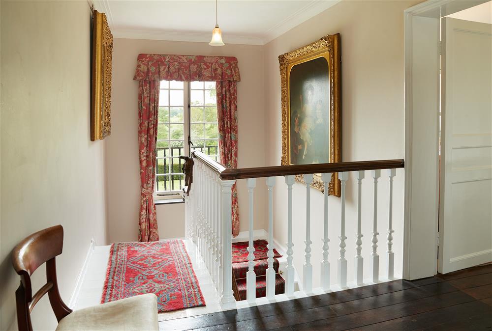 The hallway leading you to the bedrooms at Dolbelidr, Saint Asaph