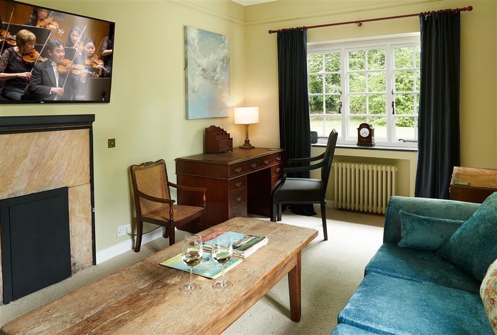 The study with a 50 inch Smart television at Dolbelidr, Saint Asaph