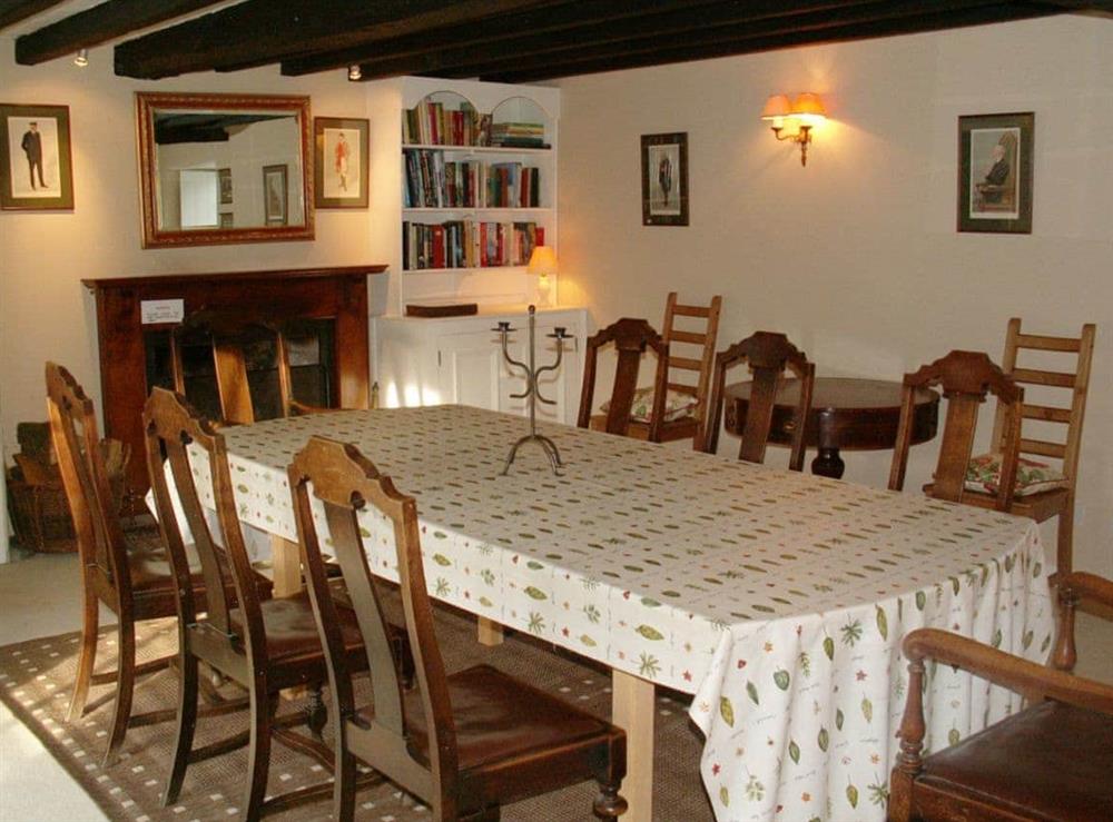 Dining room at Dolgadfa in Llandderfel, near Bala, Gwynedd., Great Britain