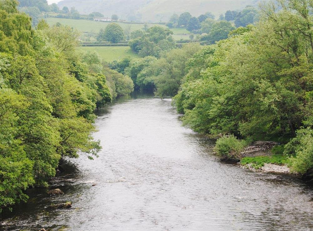 River Dee at Dolgadfa in Llandderfel, near Bala, Gwynedd., Great Britain