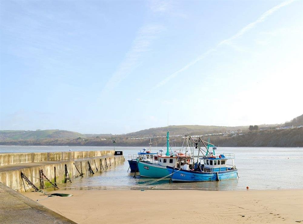 New Quay Harbour at Snuggle Cottage, 
