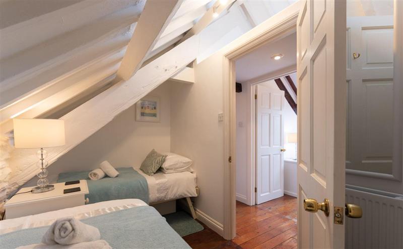 One of the bedrooms at Dollys Barn, Ilfracombe