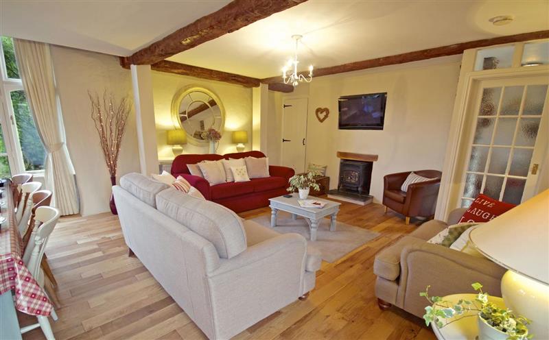 Relax in the living area at Dollys Barn, Ilfracombe