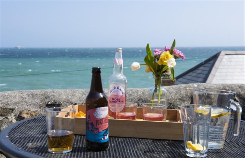 Once on the terrace, the view is stupendous at Dolor Cottage, Coverack