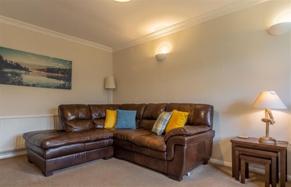 Ground floor: Very comfortable sofa at Dolphin, Burnham Market near Kings Lynn