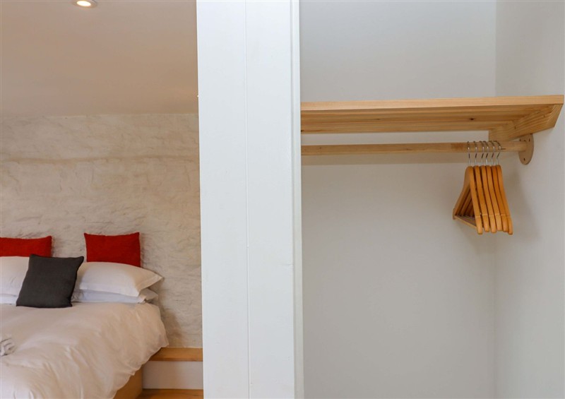 One of the 3 bedrooms at Dolphin Cottage, Galmpton