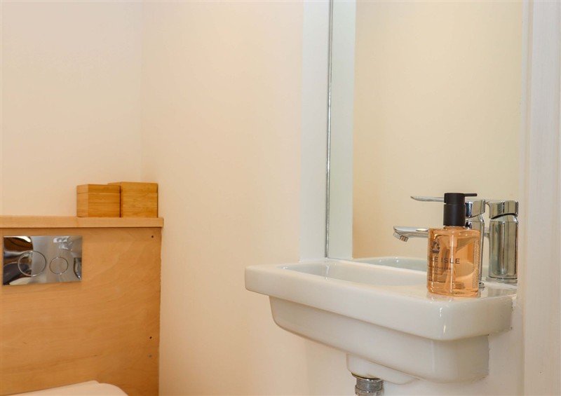 This is the bathroom at Dolphin Cottage, Galmpton