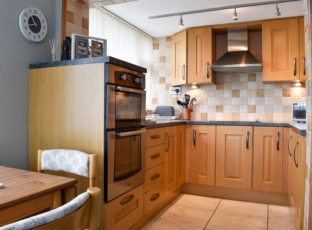 Kitchen at Dolphin Cottage in Grange-over-sands, Cumbria
