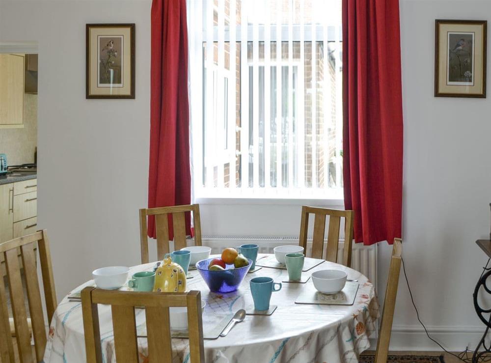 Dining Area at Dolphin Cottage in Newbiggin by the Sea, Northumberland