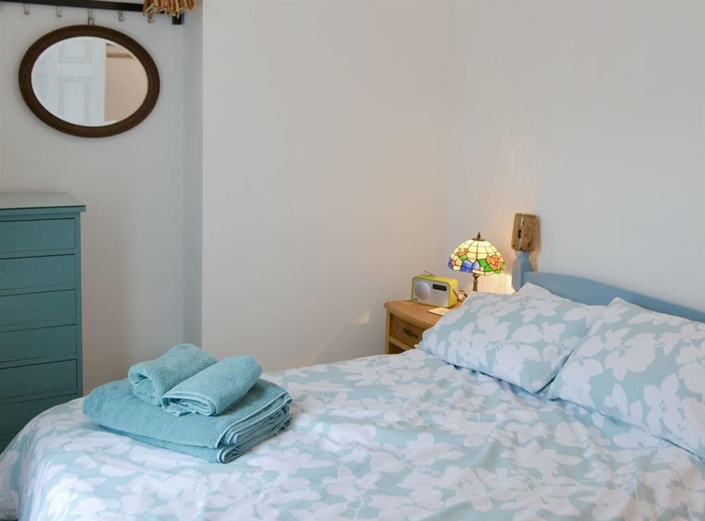 Double bedroom at Dolphin Cottage in Newbiggin by the Sea, Northumberland