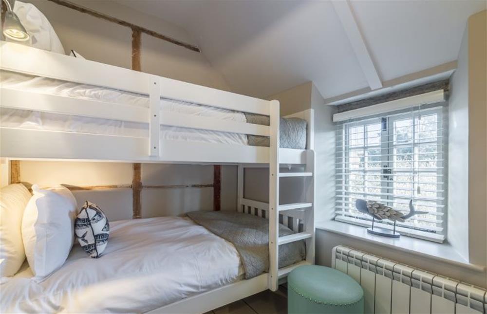 First floor: Bunk room with full size beds