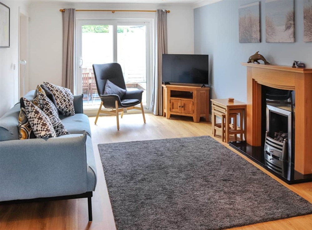 Living area at Dolphin in Trearddur Bay, Gwynedd