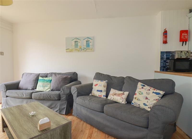 The living room at Dolphin Villa, Atlantic Reach near Fraddon