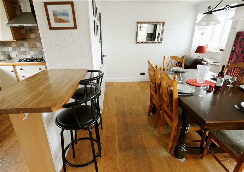 The dining room at Dolphins Leap, Charmouth