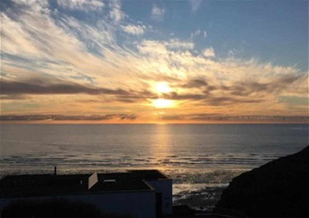 Enjoy the sunsets  at Dolphins Leap in Mawgan Porth