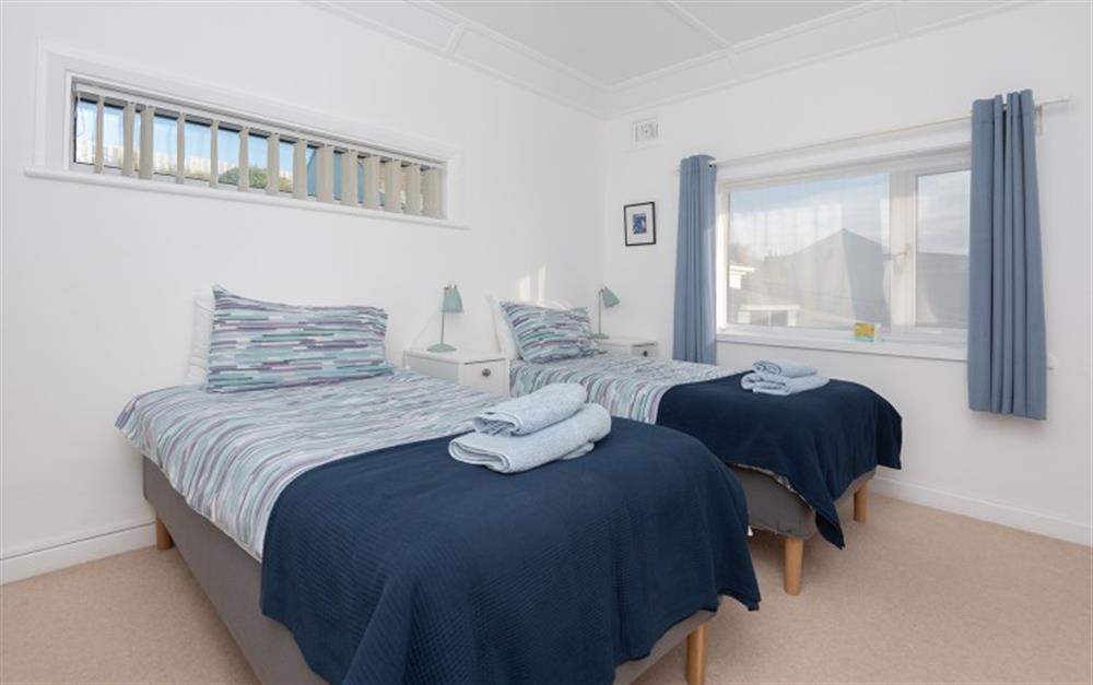 Twin Room at Dolphins Leap in Mawgan Porth