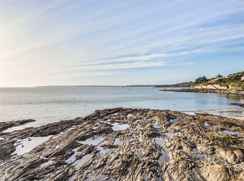 Beach at Dolphins in St Mawes, Cornwall