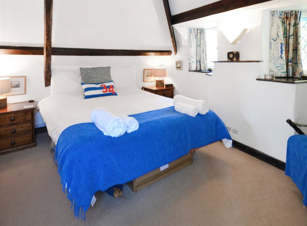 Bedroom at Dolphins in St Mawes, Cornwall