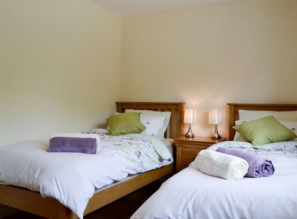 Twin bedroom at Dolview in Pen-y-Bont, near Llandrindod Wells, Powys