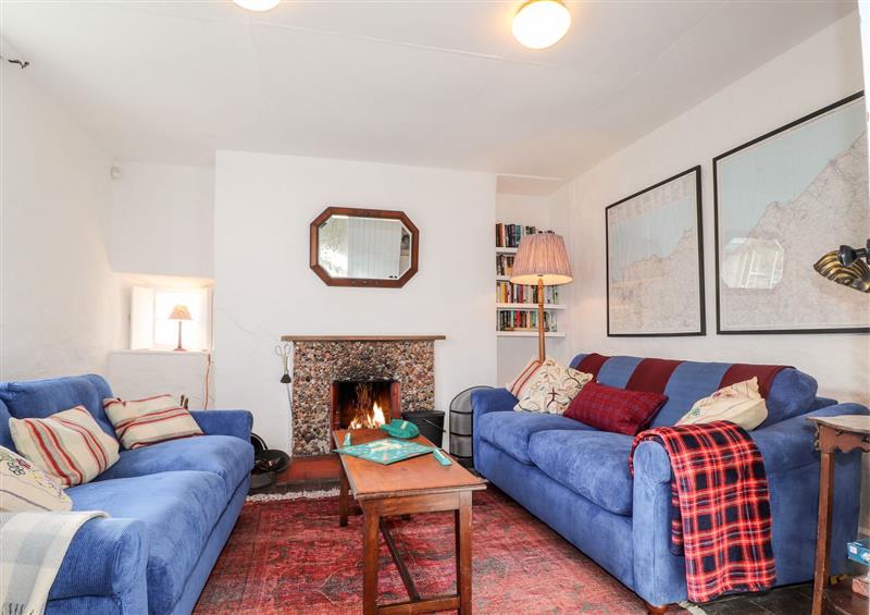 Relax in the living area at Dolwylan Cottage, Cwmtydu near New Quay