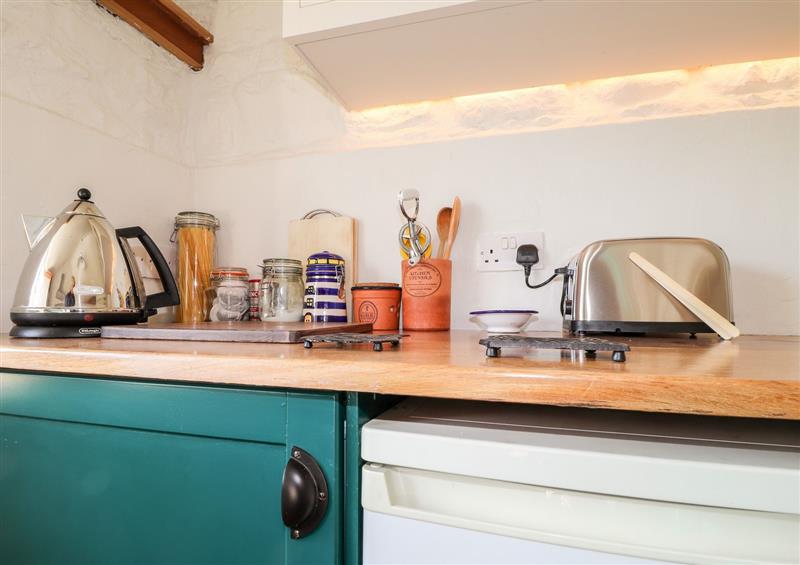 This is the kitchen at Dolwylan Cottage, Cwmtydu near New Quay