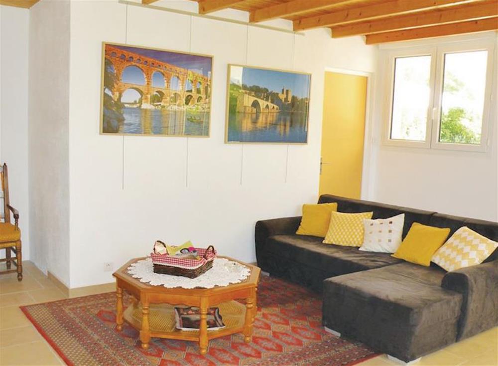 Living area at Domazan in , France