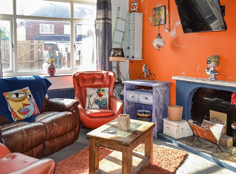Living room at Domy Cottage in Skegness, Lincolnshire