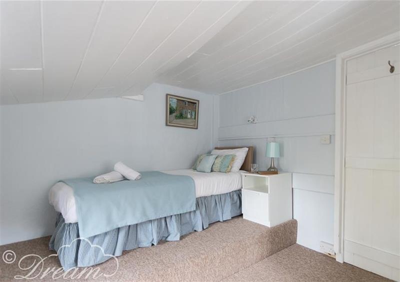 One of the 2 bedrooms at Dormouse Cottage, Burton Bradstock