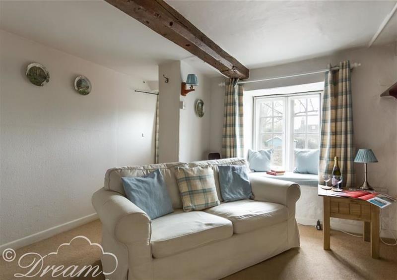 This is the living room at Dormouse Cottage, Burton Bradstock