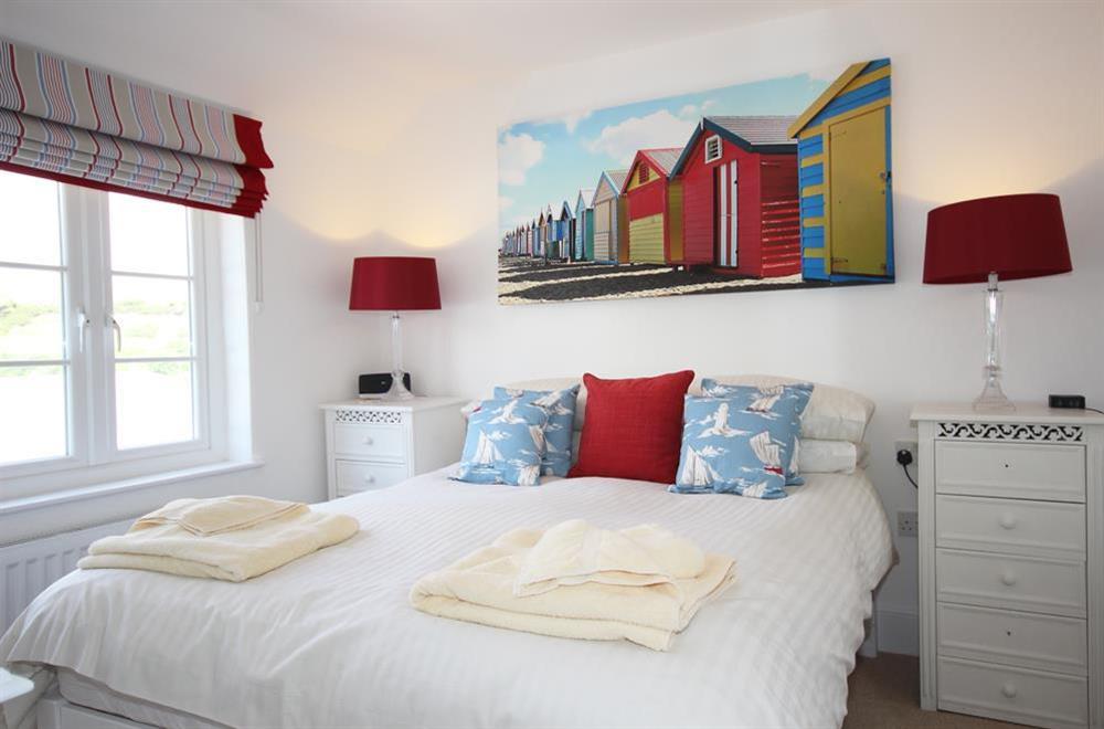 First floor double room with King-size bed at Dory Cottage in , Salcombe
