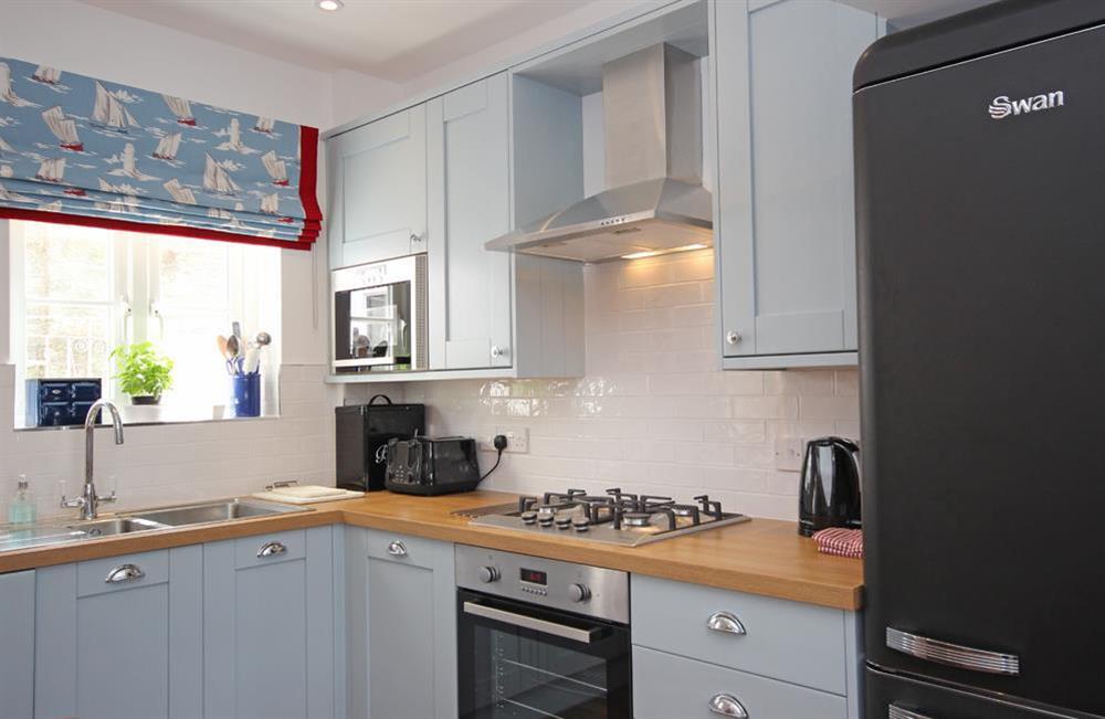 Modern, well equipped kitchen area at Dory Cottage in , Salcombe